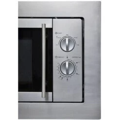 SIA Integrated Microwave Oven, 20L Stainless Steel Built In - BIM10SS -Smart Home Appliance Store 65334646 4