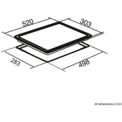 SIA GHG101BL 30cm Black Single Burner Gas On Glass Domino Hob With LPG Kit & FFD -Smart Home Appliance Store 65334658 5