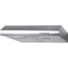 SIA STE50SS 50cm Stainless Steel Standard Visor Cooker Hood Kitchen Extractor