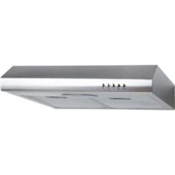 SIA STE50SS 50cm Stainless Steel Standard Visor Cooker Hood Kitchen Extractor
