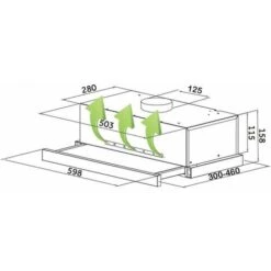 SIA TSH60SS 60cm Stainless Steel Telescopic Integrated Cooker Hood Extractor Fan -Smart Home Appliance Store 65334696 4