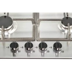SIA SSG601SS 60cm Stainless Steel 4 Burner Gas Hob With Cast Iron Pan Stands -Smart Home Appliance Store 65334735 3