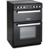 60cm Double Electric Cooker With Ceramic Hob, Freestanding - Montpellier RMC61CK