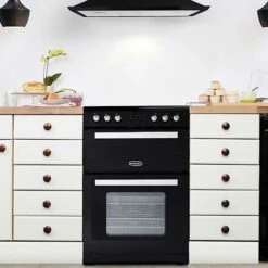 60cm Double Electric Cooker With Ceramic Hob, Freestanding - Montpellier RMC61CK -Smart Home Appliance Store 65334738 5