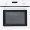 SIA SO103WH 60cm White Built In Single Electric True Fan Oven With Digital Timer -Smart Home Appliance Store 65334740 1