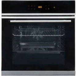 10 Function Single Electric Oven, LED Touch Control 76L - SIA BISO6SS