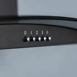 SIA CGH80BL 80cm Curved Glass Chimney Cooker Hood Extractor Fan In Black -Smart Home Appliance Store 65334765 3