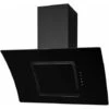 SIA 90cm Touch Control Black Angled Curved Glass Cooker Hood Kitchen Extractor 1 SIA 90cm Touch Control Black Angled Curved Glass Cooker Hood Kitchen Extractor -Smart Home Appliance Store 65334820 1