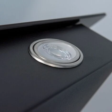 SIA 90cm Touch Control Black Angled Curved Glass Cooker Hood Kitchen Extractor 5 SIA 90cm Touch Control Black Angled Curved Glass Cooker Hood Kitchen Extractor - Image 3