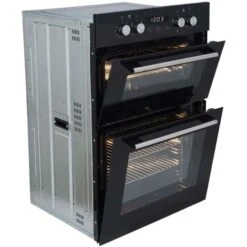 SIA DO102 60cm Black Built In Double Electric True Fan Oven With Digital Timer -Smart Home Appliance Store 65334829 4