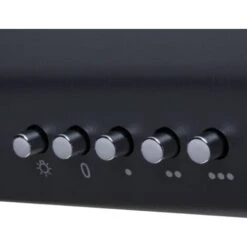 SIA STE50BL 50cm Black Slimline Visor Cooker Hood Kitchen Extractor Fan -Smart Home Appliance Store 65334836 4