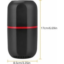 150W Electric Coffee Grinder, Bean Grinder, 120g Capacity, With Cleaning Brush, 2-in-1 Teaspoon And Tamper (Black) 11 150W Electric Coffee Grinder, Bean Grinder, 120g Capacity, With Cleaning Brush, 2-in-1 Teaspoon And Tamper (Black) -Smart Home Appliance Store 67260064 5