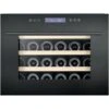 Edesa ART29647 60cm Built In Column Black Glass Wine Cooler