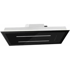 ViandPro - Aria Flush Fit Ceiling Hood 90 X 30 Black - Black Glass / Black Frame -Smart Home Appliance Store 67718215 4