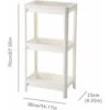 3 Tier Slim Organizer Storage Cart Laundry Trolley Bathroom Shelves Organizer, For Bathroom Laundry Room Pantry Kitchen Narrow Places 2 3 Tier Slim Organizer Storage Cart Laundry Trolley Bathroom Shelves Organizer, For Bathroom Laundry Room Pantry Kitchen Narrow Places -Smart Home Appliance Store 68091211 1