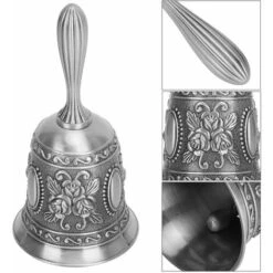 Agatige Hand Call Bell, Brass Bar Bell Reminder Bell Home Decor Service Call Bell For Dining Room Classroom Bar Service -Smart Home Appliance Store 68091227 3
