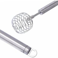 Stainless Steel Manual Egg Whisk, Hand Egg Mixer Eggbeater Blender Stirring Beater Cream Frother Flour Stirrer, For Family Restaurant Kitchen,9.05 In -Smart Home Appliance Store 68107900 3