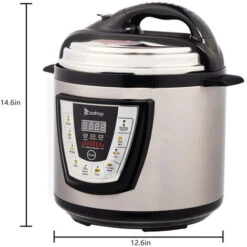 1000W Push-button Stainless Steel Electric Pressure Cooker 13 In 1 Cooking Mode, Stainless Steel Color -A -Smart Home Appliance Store 68154252 5