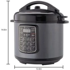 1000W Push-button Stainless Steel Electric Pressure Cooker 13 In 1 Cooking Mode, Stainless Steel Color - B 11 1000W Push-button Stainless Steel Electric Pressure Cooker 13 In 1 Cooking Mode, Stainless Steel Color - B -Smart Home Appliance Store 68154259 5