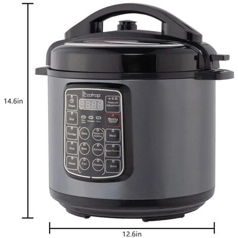 1000W Push-button Stainless Steel Electric Pressure Cooker 13 In 1 Cooking Mode, Stainless Steel Color - B 7 1000W Push-button Stainless Steel Electric Pressure Cooker 13 In 1 Cooking Mode, Stainless Steel Color - B - Image 5