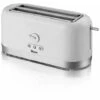 Swan 4 Slice LongSlot White Toaster 2 Swan 4 Slice LongSlot White Toaster -Smart Home Appliance Store 69406189 1