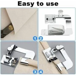 6 Pieces Presser Foot Sewing Machine Hemming Foot Sewing 4/8 6/8 8/8in Rolled Hem Presser Foot 3/4/6mm Foot -Smart Home Appliance Store 69438537 4