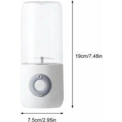 Portable Fruit Blender, 500ml 6 Blades Juicer Portable Mini USB Blender For Smoothie Mini Juice Bottles Electric USB Blender Cup Milkshake For Sport And Travel,BPA Free 11 Portable Fruit Blender, 500ml 6 Blades Juicer Portable Mini USB Blender For Smoothie Mini Juice Bottles Electric USB Blender Cup Milkshake For Sport And Travel,BPA Free -Smart Home Appliance Store 72370756 5