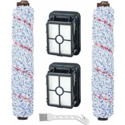 1868 Multi-Surface Roller Brush And 1866 Vacuum Filter For Bissell Vacuum Cleaner Replacement And Gentle Cleaning By Colorfullife. 2 Brush Roll 2 Vacuum Filter Compared To Parts 1608683 And 160-8683.