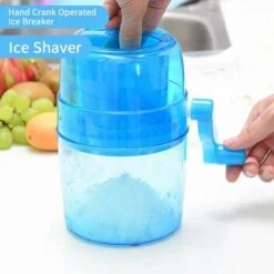 MUFF Ice Shaver, Shaved Ice Machine, Hand Crank Operated Ice Breaker Ice Crusher Maker Snow Cone Machine With Stainless Steel Blades For Fast Crushing, Fun And Easy Iced Treat -Smart Home Appliance Store 72534234 5