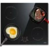 Induction Hob, 4 Zones Built-in Electric Hob 60cm Induction Cooker 6400w Touch Control, Child-safety Lock, Stop&go Function, Hard Wire, No Plug Included -Smart Home Appliance Store 72566703 1