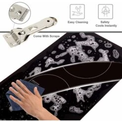 NOXTON Induction Hob Built-in 2 Zone Domino Electric Hobs With Touch Controls Black Glass Hot Plate 30cm 3500W -Smart Home Appliance Store 72566725 5