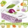 Vegetable Mincer, Vegetable Cutter, Meat Mincer, Professional Meat Mincer, Vegetable Mincer, Vegetable Mincer And Vegetable Cutter, Garlic Mincer Kitchen Mandolin With Container -Smart Home Appliance Store 72583675 1