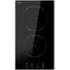 2 Zone Induction Hob, Hobsir Electric Hob 30cm, Built-in Induction Cooker, Touch Control, 9 Heating Levels, Safety Lock, Timer, 3500W, Hard Wire, No Plug Included -Smart Home Appliance Store 73150173 1