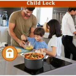 2 Zone Induction Hob, Hobsir Electric Hob 30cm, Built-in Induction Cooker, Touch Control, 9 Heating Levels, Safety Lock, Timer, 3500W, Hard Wire, No Plug Included -Smart Home Appliance Store 73150173 5