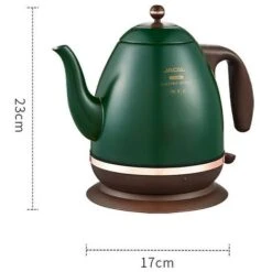 Retro Electric Kettle 304 Stainless Steel Household Appliances 1.5l Portable Travel Water Boiler 1500w European Style Coffee Pot Green -Smart Home Appliance Store 74691844 5