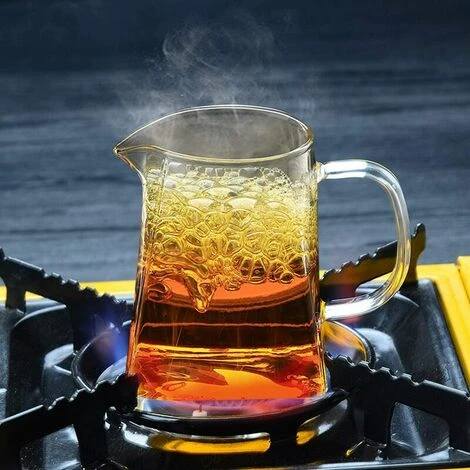 1 Piece Clear Square Bottom Teapot With Clear Glass Infuser, Household Borosilicate Infuser, Perfect For Tea And Coffee (950ml) 7 1 Piece Clear Square Bottom Teapot With Clear Glass Infuser, Household Borosilicate Infuser, Perfect For Tea And Coffee (950ml) - Image 5