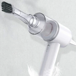 Cordless Car Vacuum Cleaner, Vacuum And Blower 2 In 1 Mini Vacuum Cleaner, Durable Dust Mite Cleaner For Home And Car, Cordless Vacuum And Blower White (Built-in Lithium Battery) -Smart Home Appliance Store 77084450 3