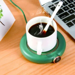 Coffee Mug Warmer For Desk Auto Shut Off USB, Electric Beverage Warmer For Coffee,Cocoa,Tea,Milk Green 10 Coffee Mug Warmer For Desk Auto Shut Off USB, Electric Beverage Warmer For Coffee,Cocoa,Tea,Milk Green -Smart Home Appliance Store 77431935 4