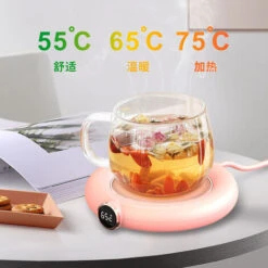 Coffee Mug Warmer For Desk Auto Shut Off USB, Electric Beverage Warmer For Coffee,Cocoa,Tea,Milk Pink -Smart Home Appliance Store 77431963 4