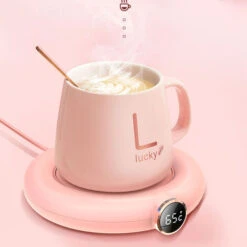Coffee Mug Warmer For Desk Auto Shut Off USB, Electric Beverage Warmer For Coffee,Cocoa,Tea,Milk Pink -Smart Home Appliance Store 77431963 5