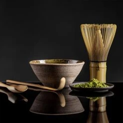 Matcha Whisk Set - Matcha Whisk, Traditional Scoop, Tea Spoon. Handmade From Natural Bamboo -Smart Home Appliance Store 78326051 5
