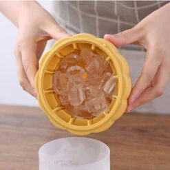 Summer Pumpkin Ice Bucket Ice Maker Multi Cooler Silicone Ice Cubes -Smart Home Appliance Store 78709282 3
