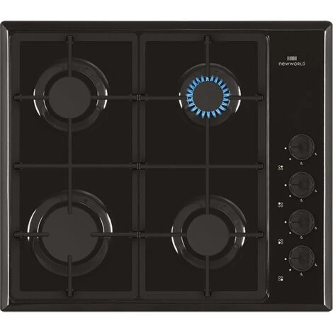 NewWorld 60cm Gas Hob - NWG61B - 3 NewWorld 60cm Gas Hob - NWG61B -