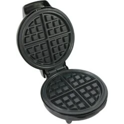 Schallen Black Electric 760W Waffle Maker Iron Machine Deep Cooking Non Stick Plates Adjustable Temperature Control -Smart Home Appliance Store 82401342 5