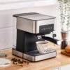 Livingandhome Silver Home Espresso Coffee Maker 2 Livingandhome Silver Home Espresso Coffee Maker -Smart Home Appliance Store 83040963 1