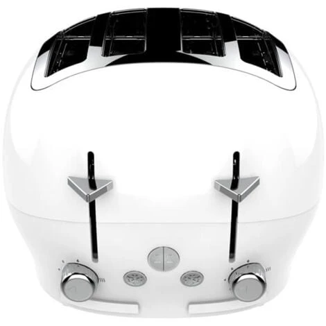 The Funky Appliance Company 4 Slice Toaster White 4 The Funky Appliance Company 4 Slice Toaster White - Image 2