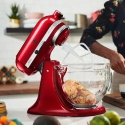 KitchenAid Artisan Mixer 156 Candy Apple With Glass Bowl With Free Gift -Smart Home Appliance Store 83671413 5