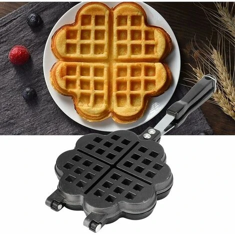 Waffle Baking Pan Baking Pan DIY Waffle Maker Waffle Cake Mold Baking Pan Waffle Mold Waffle Baking Pan Baking Pan Household Gas Stove Cooking Accessories 5 Waffle Baking Pan Baking Pan DIY Waffle Maker Waffle Cake Mold Baking Pan Waffle Mold Waffle Baking Pan Baking Pan Household Gas Stove Cooking Accessories - Image 3