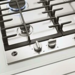 Hoover 60cm 4 Burner Gas Hob In Stainless Steel, Cast Iron Grids - HHG6BRK3X -Smart Home Appliance Store 86105410 5