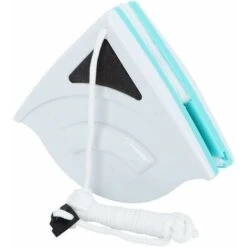 Double Sided Window Cleaner Magnetic Wiper Tool With Anti-fall Rope For 5-12mm Thinkness Glass Windows